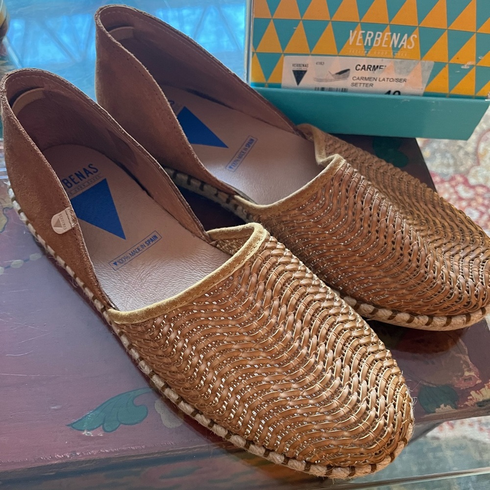 Tan Suede Espadrilles
